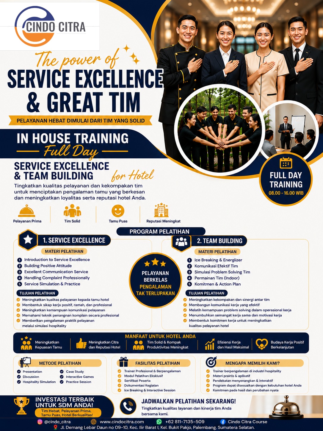 IN HOUSE TRAINING - Service Excellence & Team Building
